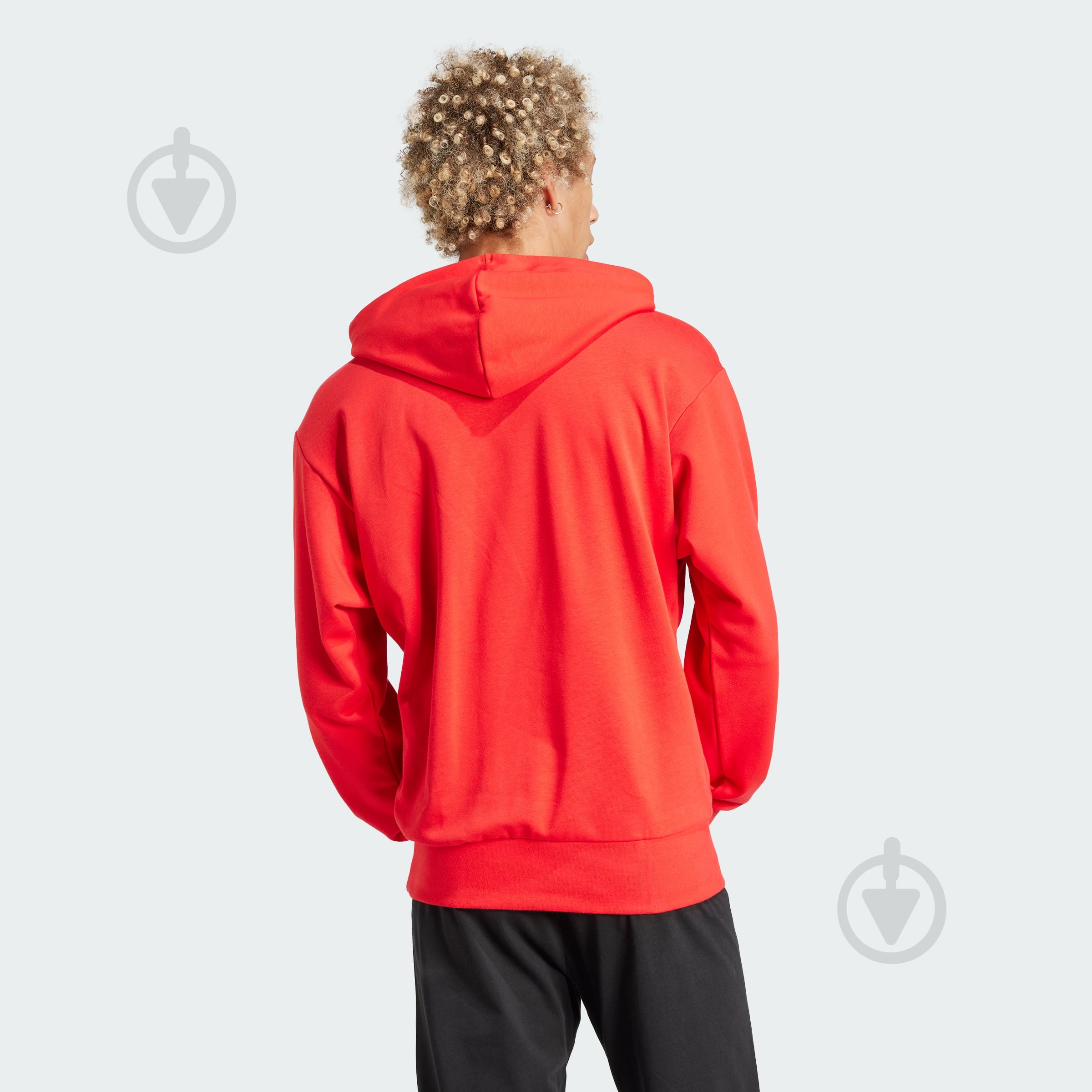 Джемпер Adidas M BL FT HD JE8894 р.M красный - фото 2