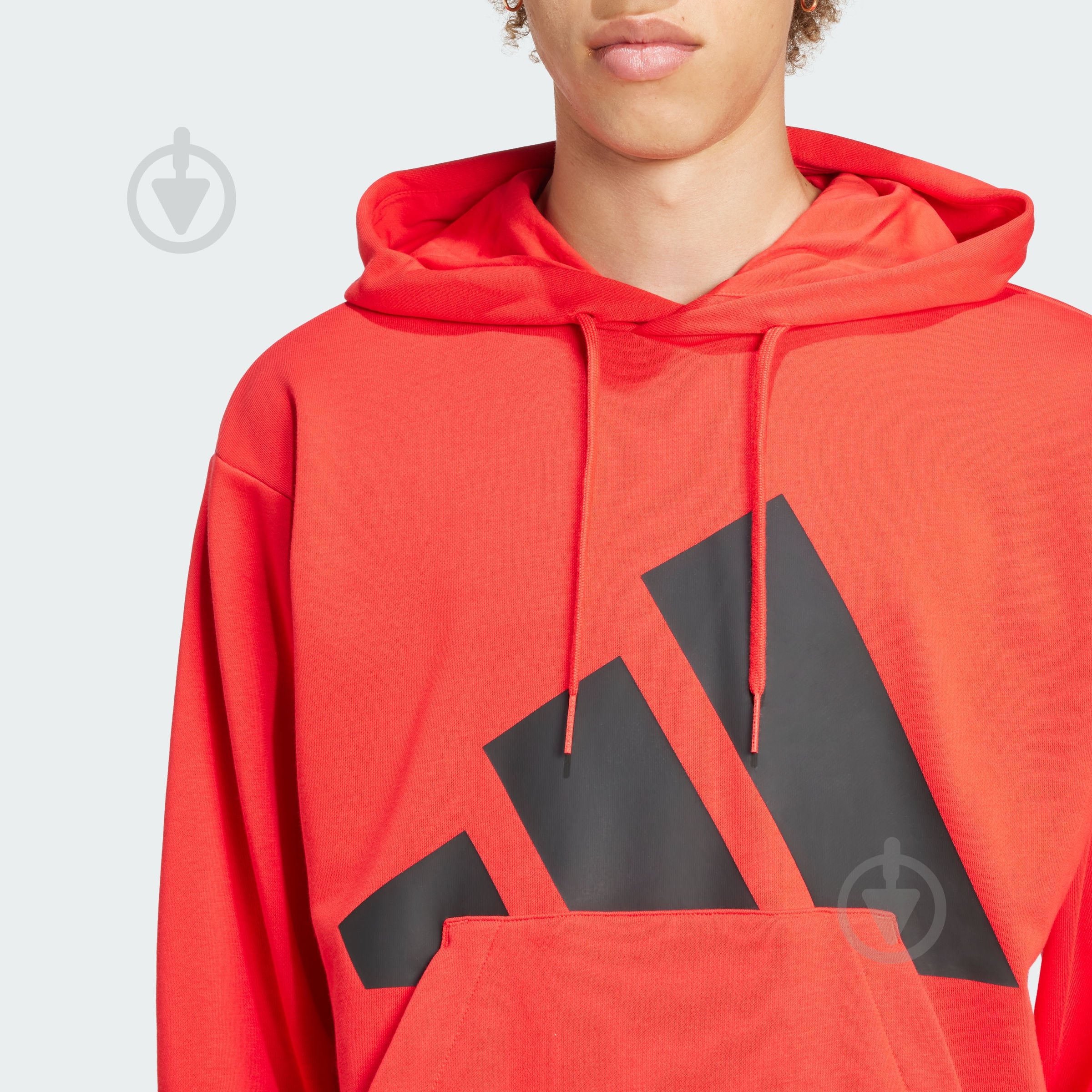 Джемпер Adidas M BL FT HD JE8894 р.M красный - фото 3