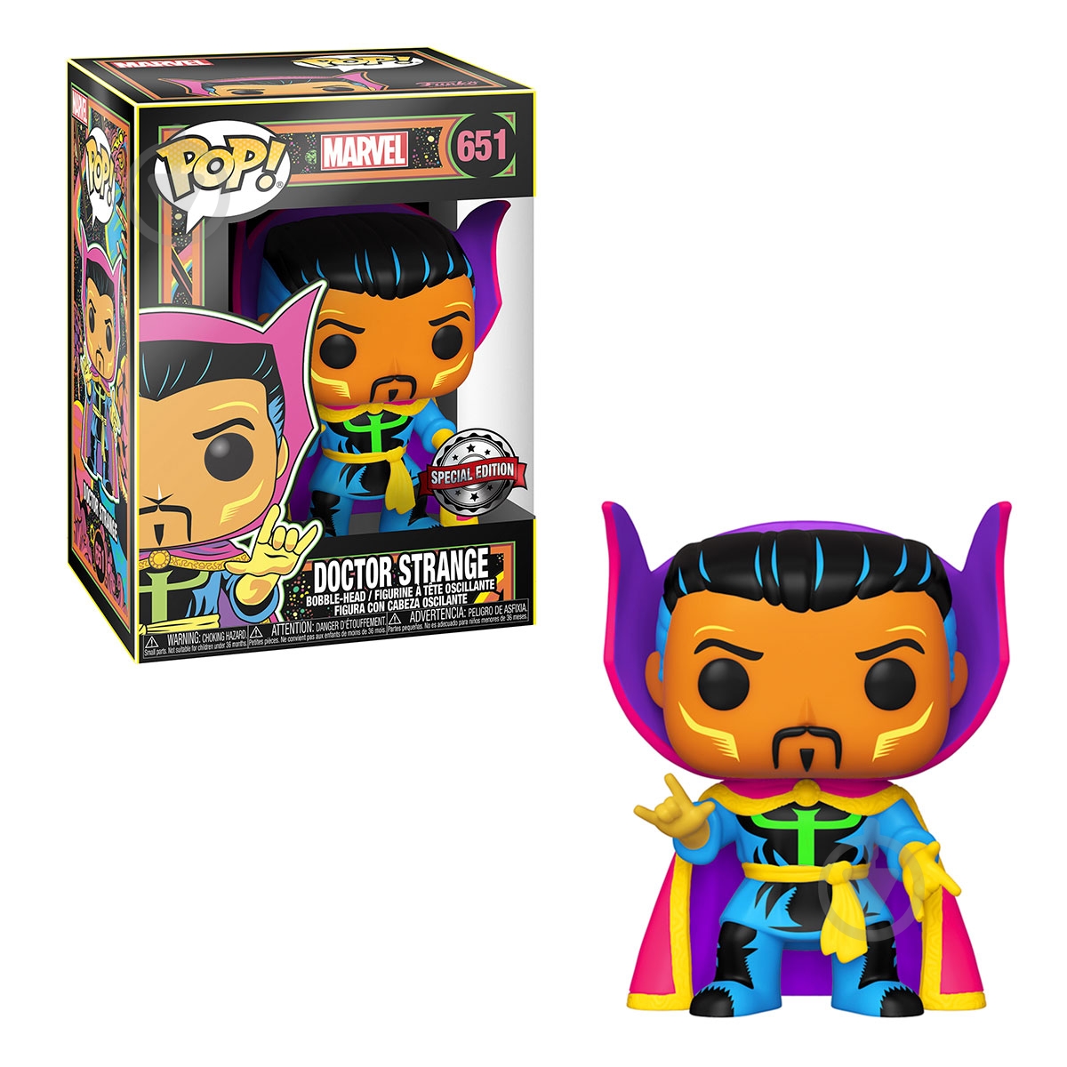 Фігурка Funko Pop! серії Marvel: Black Light_Доктор Стрендж 48848 - фото 2