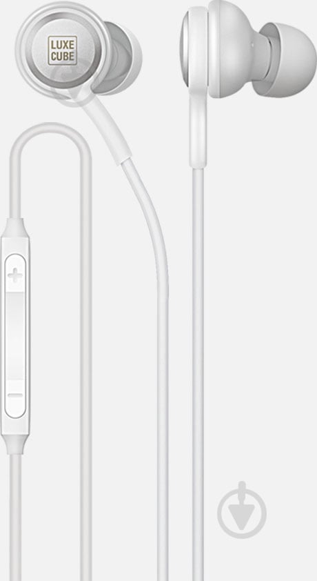 Гарнітура Luxe Cube дротова white (7775557575655) - фото 1