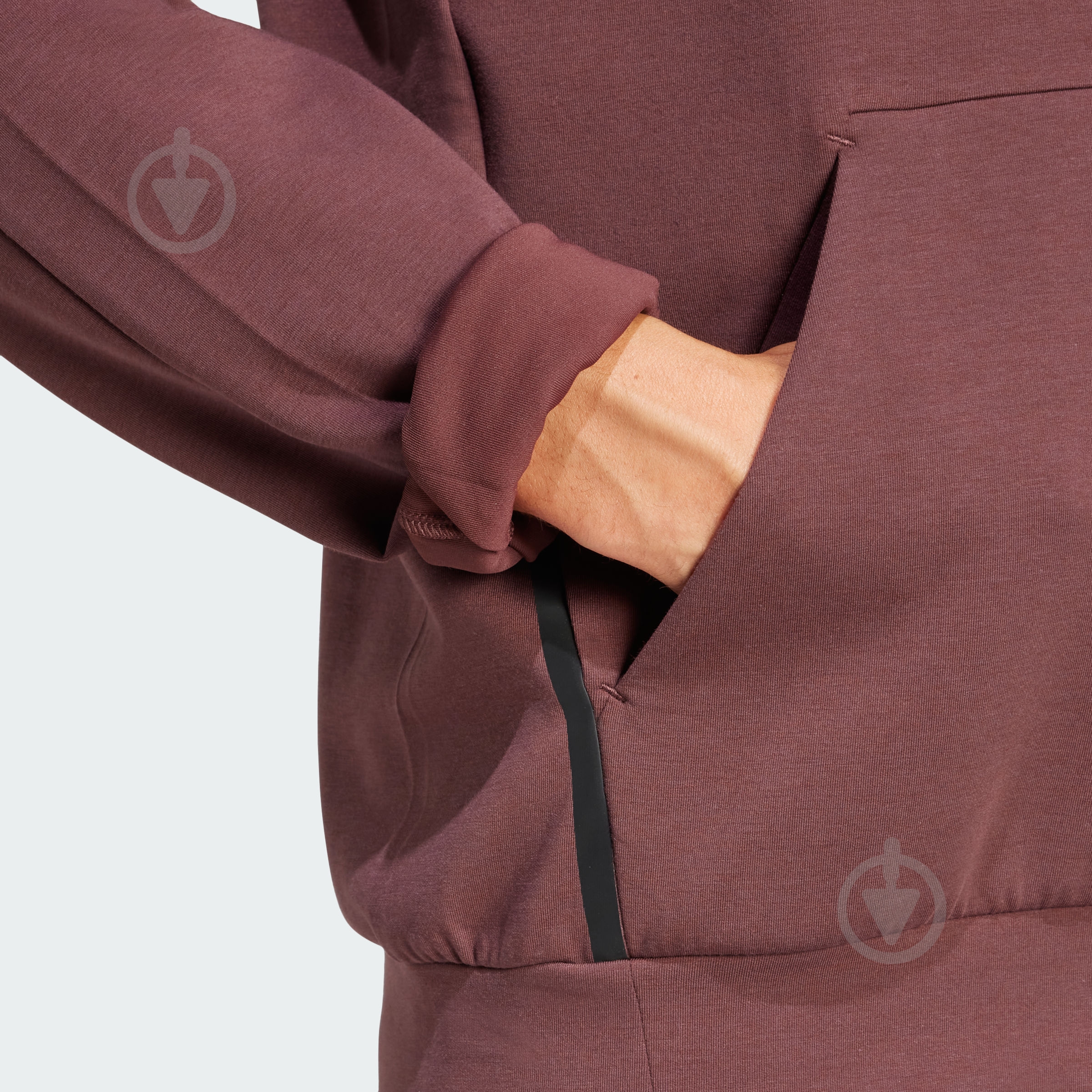 Джемпер Adidas D4T HOODIE JC6250 р.S бордовий - фото 4