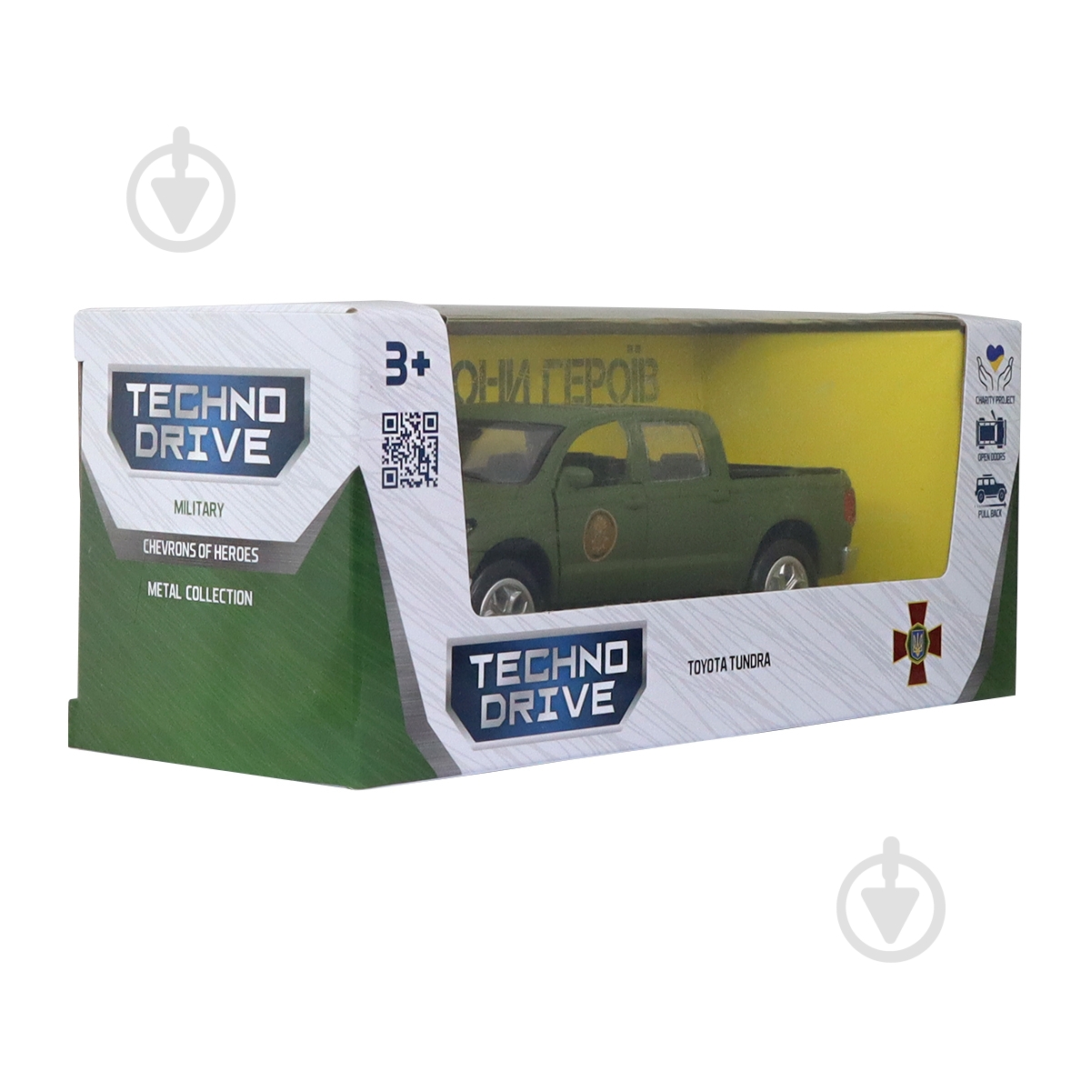 Автомодель TechnoDrive 1:32 серии Шевроны Героев Toyota Tundra НГУ KM60083 - фото 3 Автомодель TechnoDrive 1:32 серии Шевроны Героев Toyota Tundra НГУ KM60083 - фото 3