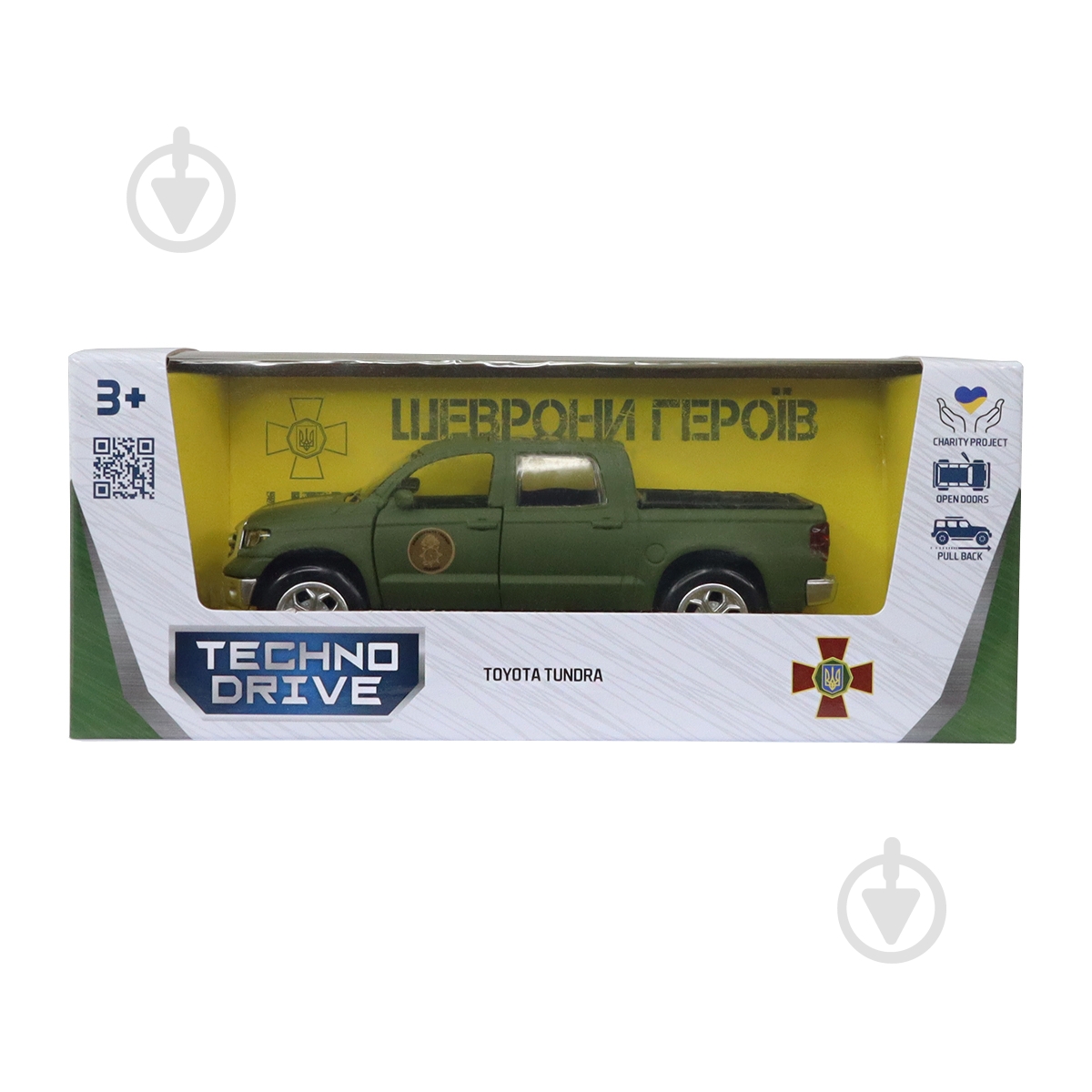 Автомодель TechnoDrive 1:32 серии Шевроны Героев Toyota Tundra НГУ KM60083 - фото 4 Автомодель TechnoDrive 1:32 серии Шевроны Героев Toyota Tundra НГУ KM60083 - фото 4