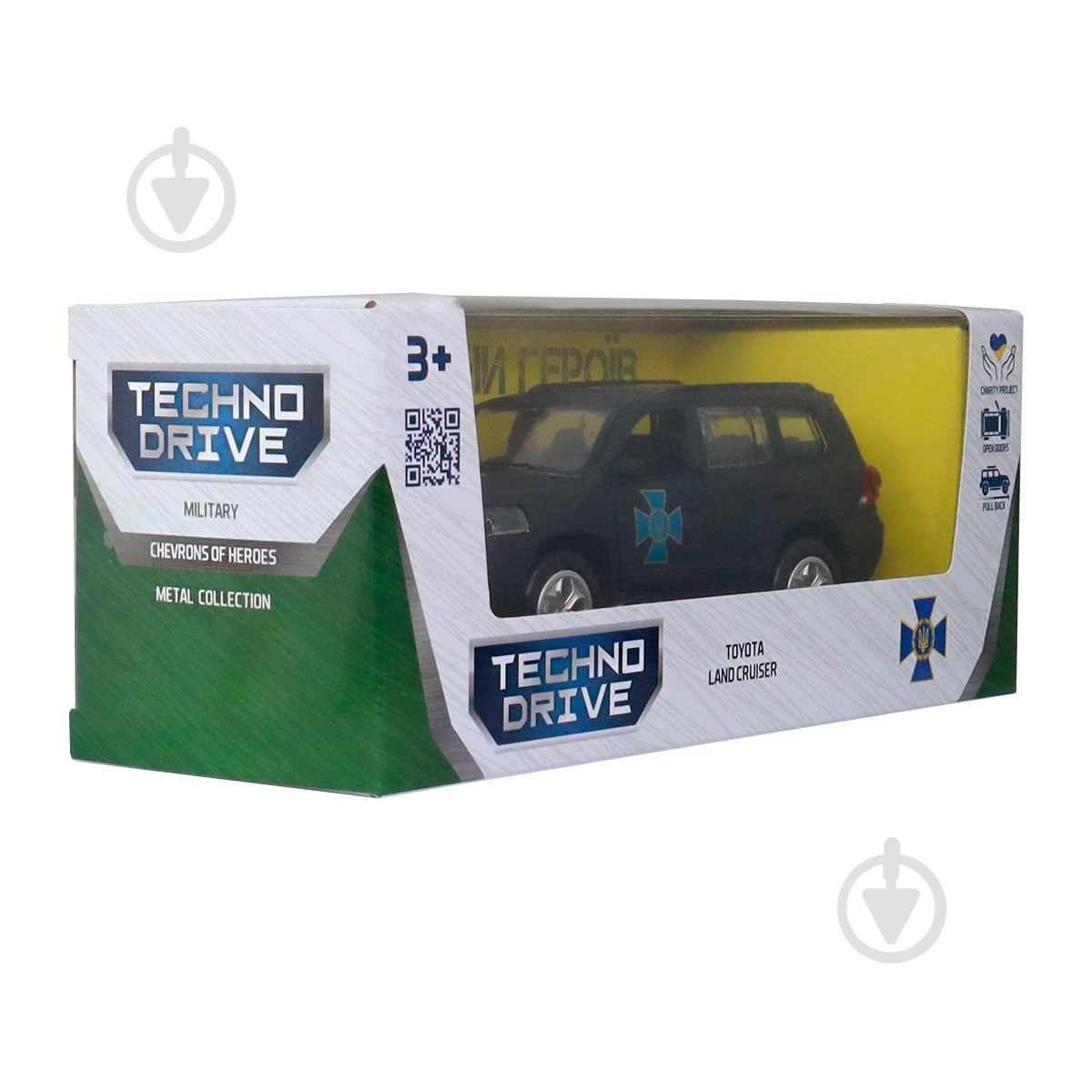 Автомодель TechnoDrive 1:32 серии Шевроны Героев Land Cruiser ЦСО Альфа KM6010SA - фото 14