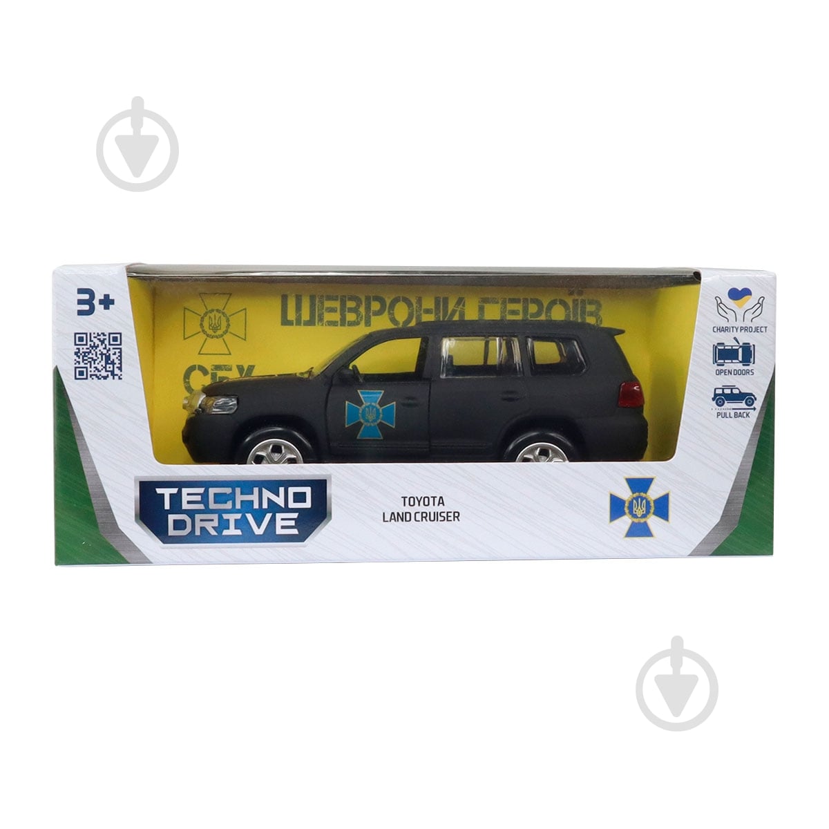Автомодель TechnoDrive 1:32 серии Шевроны Героев Land Cruiser ЦСО Альфа KM6010SA - фото 13