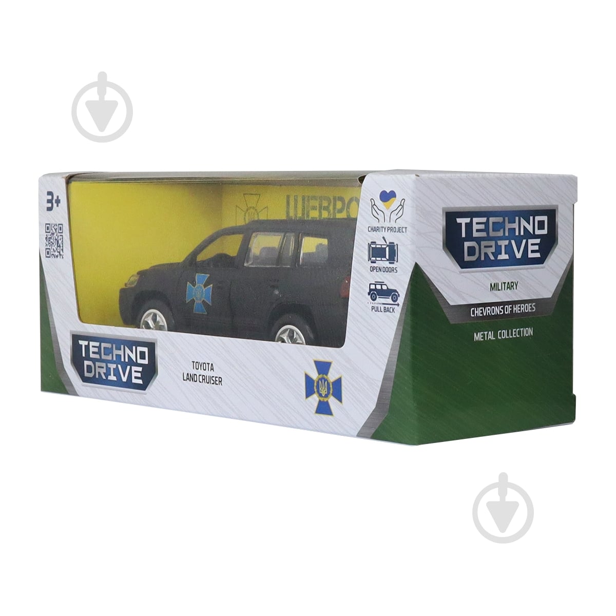 Автомодель TechnoDrive 1:32 серии Шевроны Героев Land Cruiser ЦСО Альфа KM6010SA - фото 12