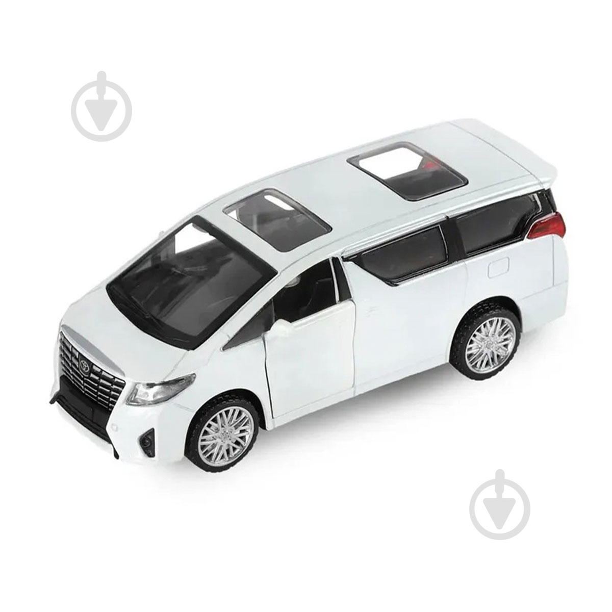 Автомодель TechnoDrive 1:32 Alphard белый KM6011Bl - фото 1