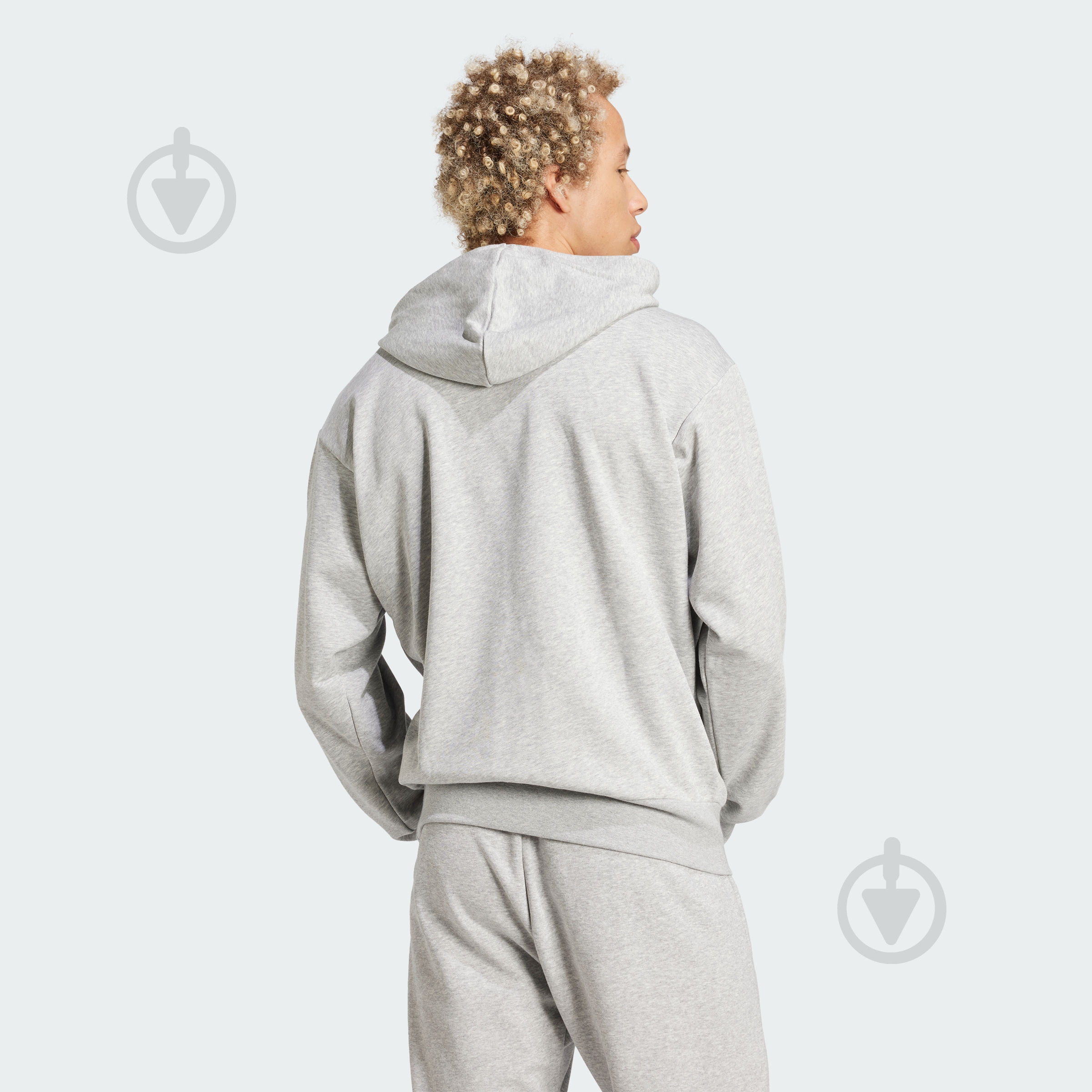 Джемпер Adidas M BL FT HD JE8889 р.S сірий - фото 2 Джемпер Adidas M BL FT HD JE8889 р.S сірий - фото 2