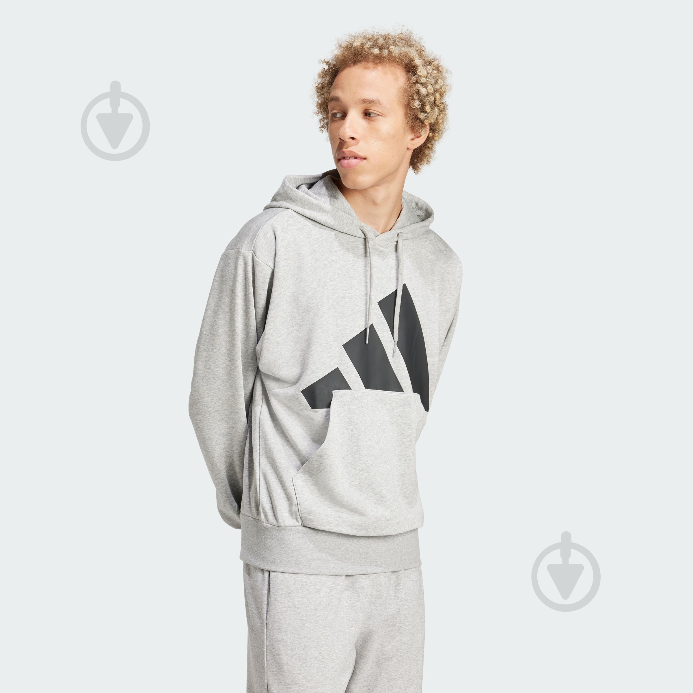 Джемпер Adidas M BL FT HD JE8889 р.S сірий - фото 5 Джемпер Adidas M BL FT HD JE8889 р.S сірий - фото 5