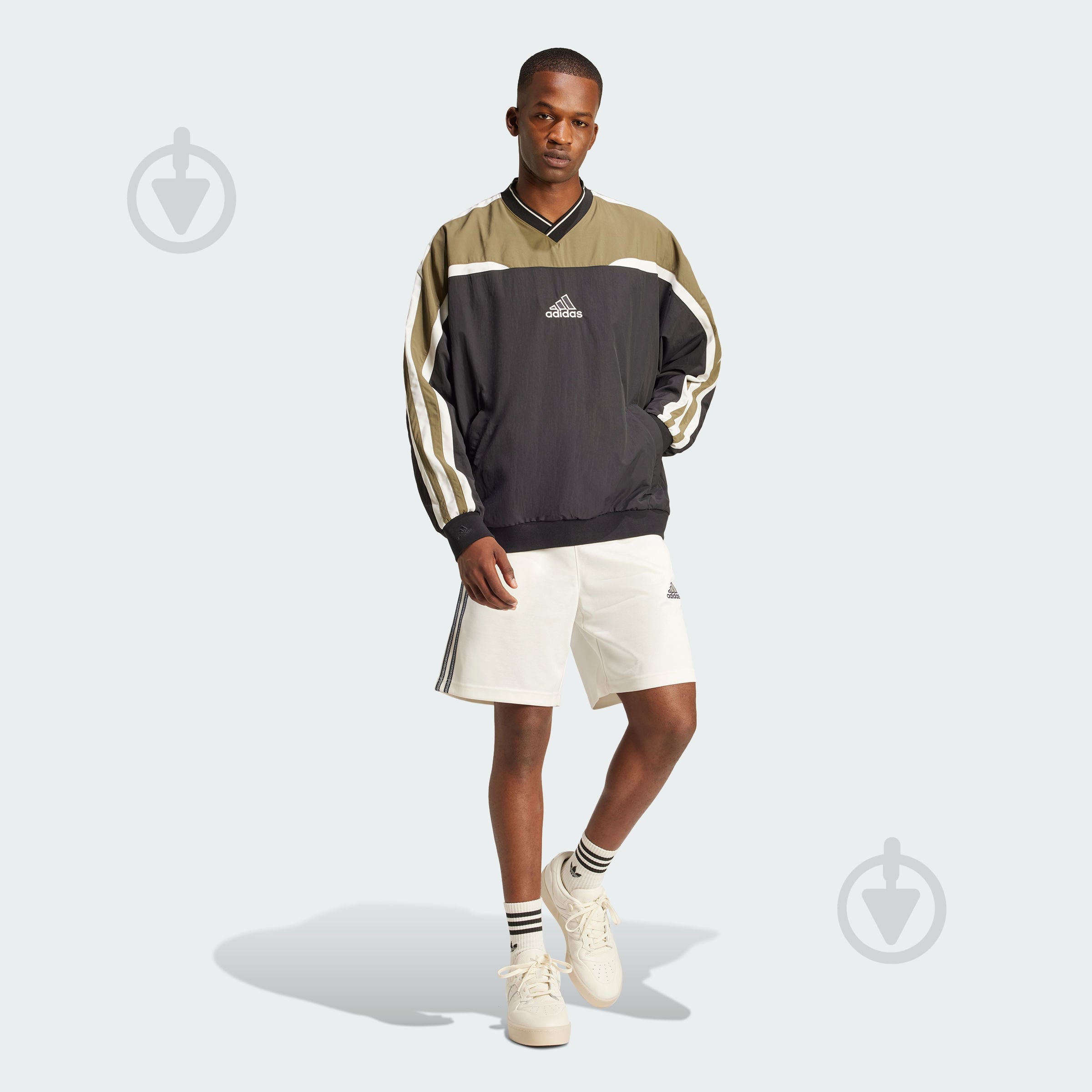 Свитшот Adidas CUTLINE PULLOV JD5395 р.S хаки - фото 5