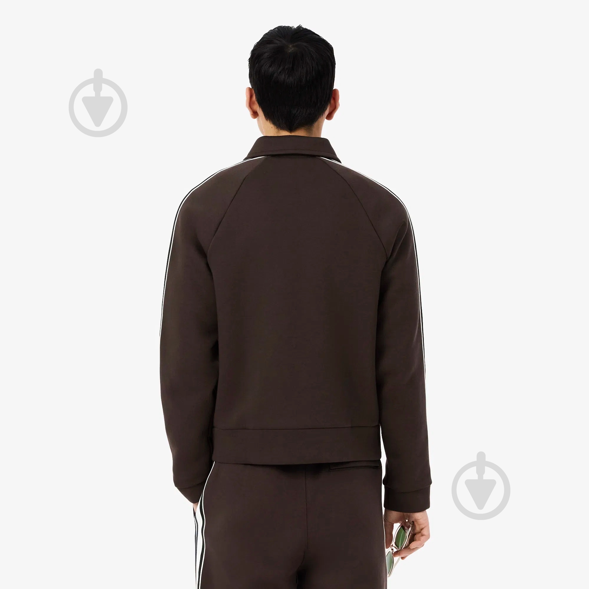 Джемпер Lacoste Made In France Zip-Up Sweatshirt SH5927SKB р.M коричневий - фото 2 Джемпер Lacoste Made In France Zip-Up Sweatshirt SH5927SKB р.M коричневий - фото 2