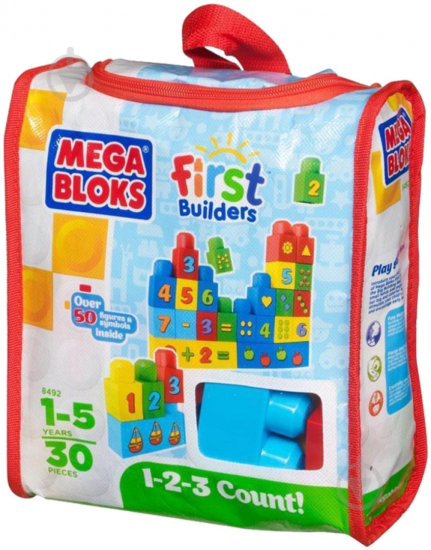 Конструктор Mega Bloks в сумке Цифры 8492 - фото 2 Конструктор Mega Bloks в сумке Цифры 8492 - фото 2