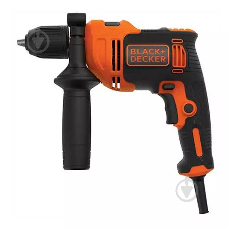 Дрель ударная Black+Decker BEH550K - фото 2