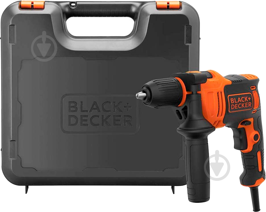 Дрель ударная Black+Decker 710 Вт BEH710K - фото 12
