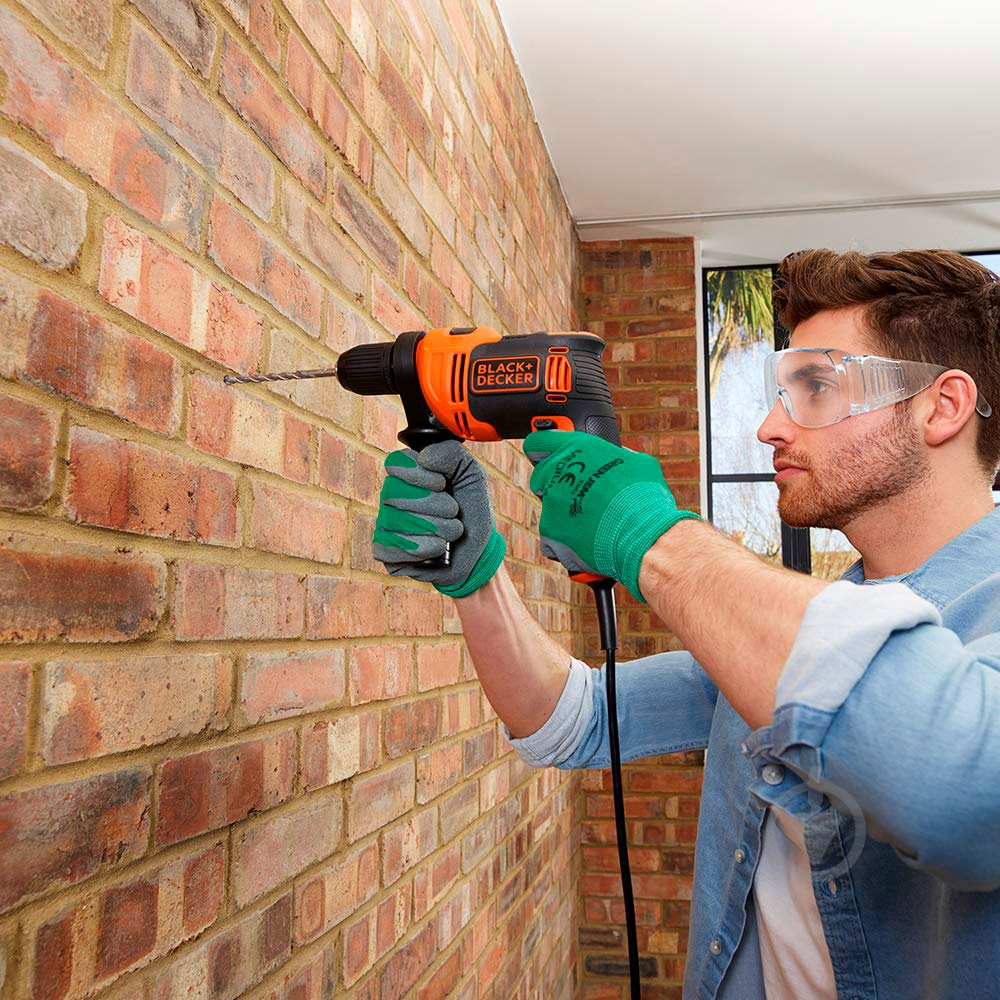 Дрель ударная Black+Decker 710 Вт BEH710K - фото 10