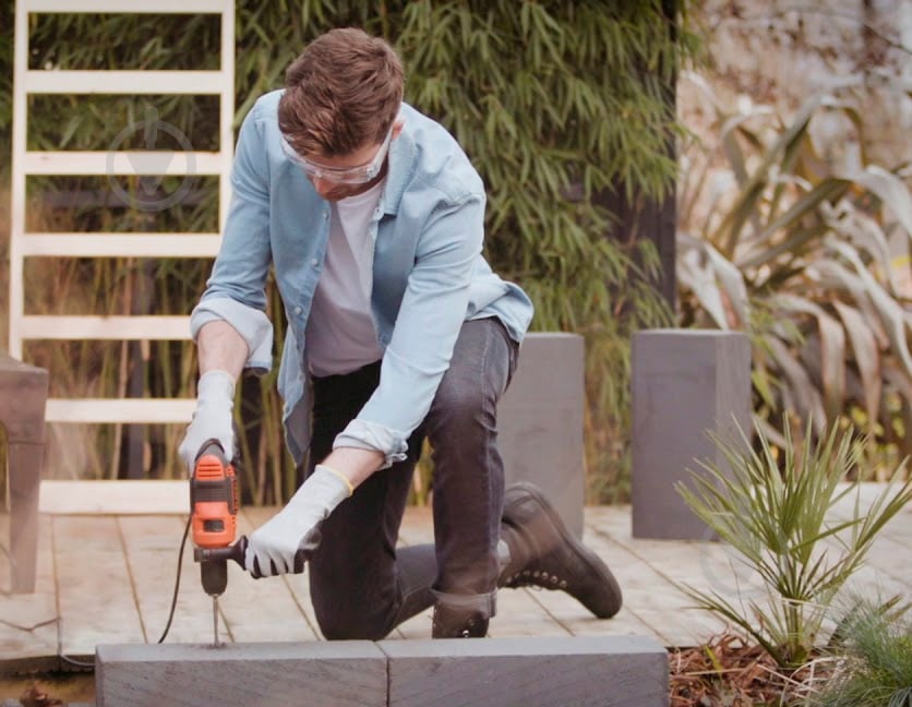 Дрель ударная Black+Decker 710 Вт BEH710K - фото 11