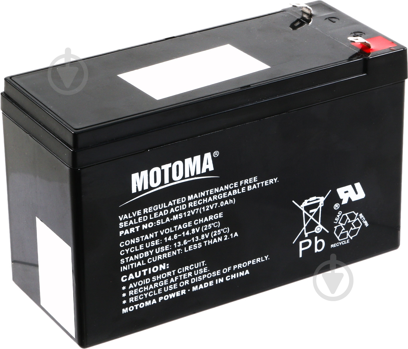 Аккумулятор Motoma SLA-MS12V7AH - фото 1