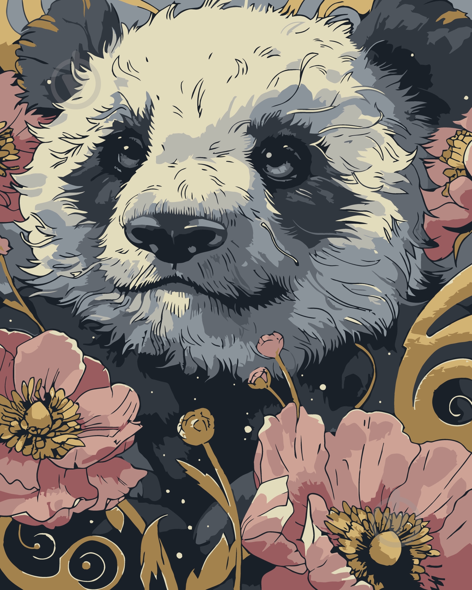 Картина по номерам Цветочная пандочка 11697-AC 40х50 см ART CRAFT - фото 1