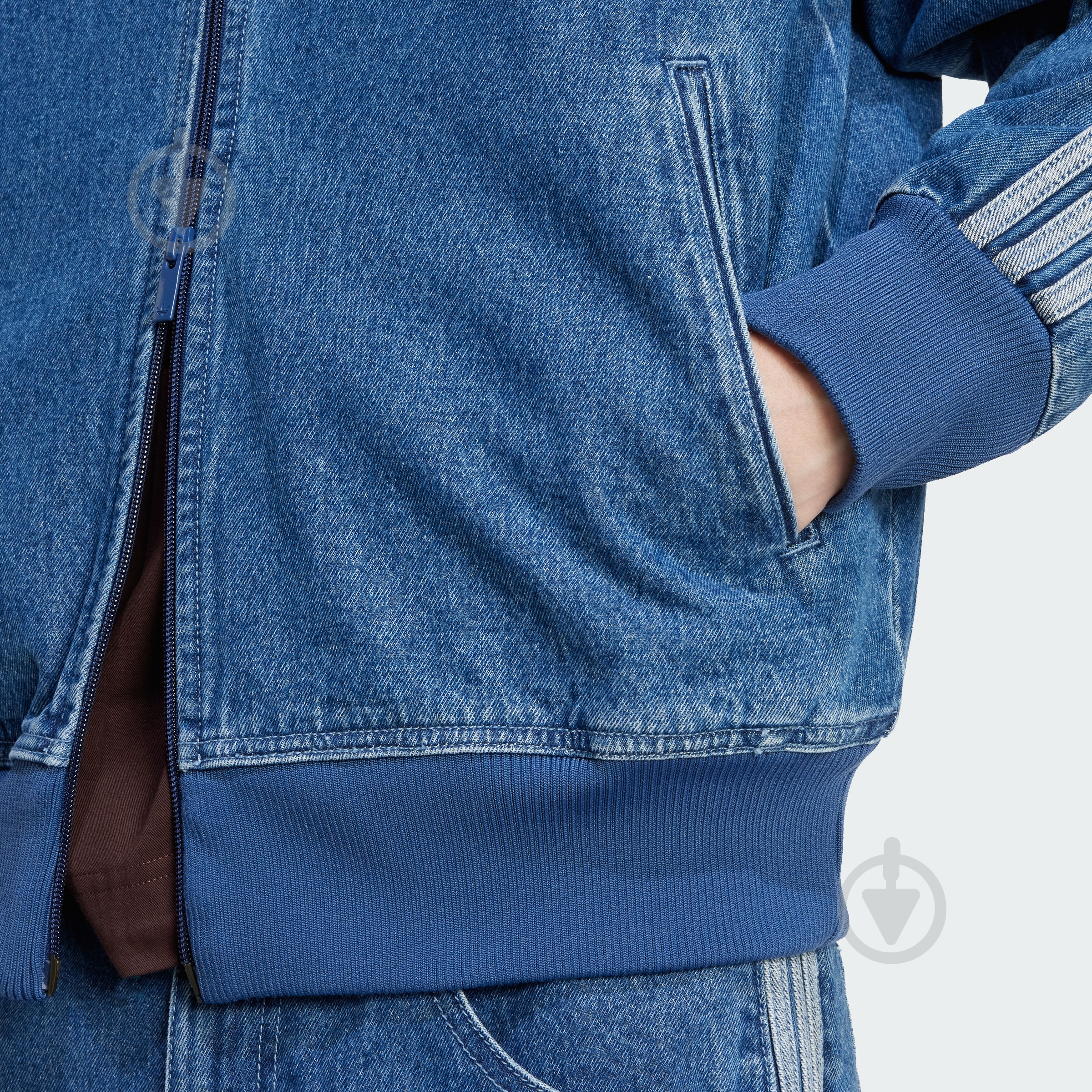 Джемпер Adidas DENIM FB TT JC6233 р.XL голубой - фото 4 Джемпер Adidas DENIM FB TT JC6233 р.XL голубой - фото 4