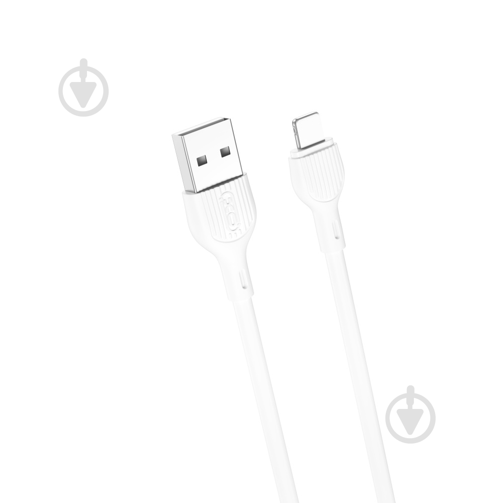 Кабель Xo NB200 2.1A USB Cable for Lightning 1 м white (6920680878017) - фото 1 Кабель Xo NB200 2.1A USB Cable for Lightning 1 м white (6920680878017) - фото 1