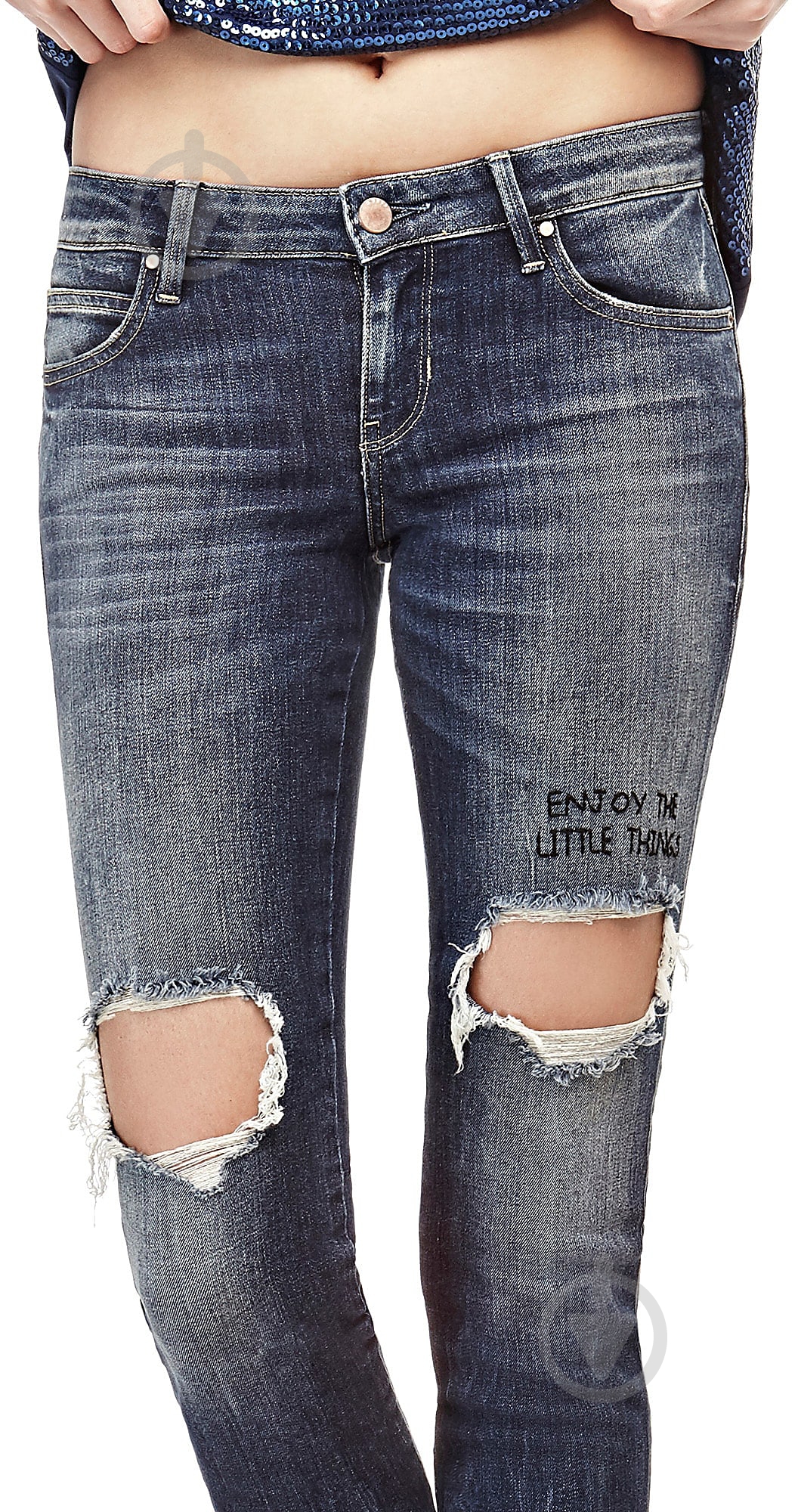 Джинси Guess W73AB8.D1P67;QUOT р.27 синій - фото 1 Джинси Guess W73AB8.D1P67;QUOT р.27 синій - фото 1