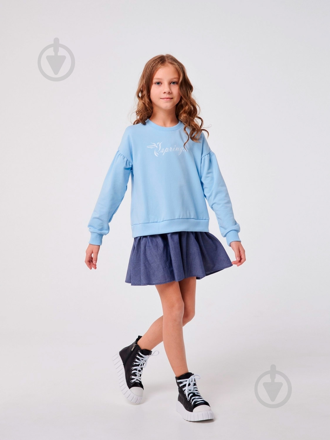 Сукня Smil 120346 р.110 блакитний - фото 4 Сукня Smil 120346 р.110 блакитний - фото 4