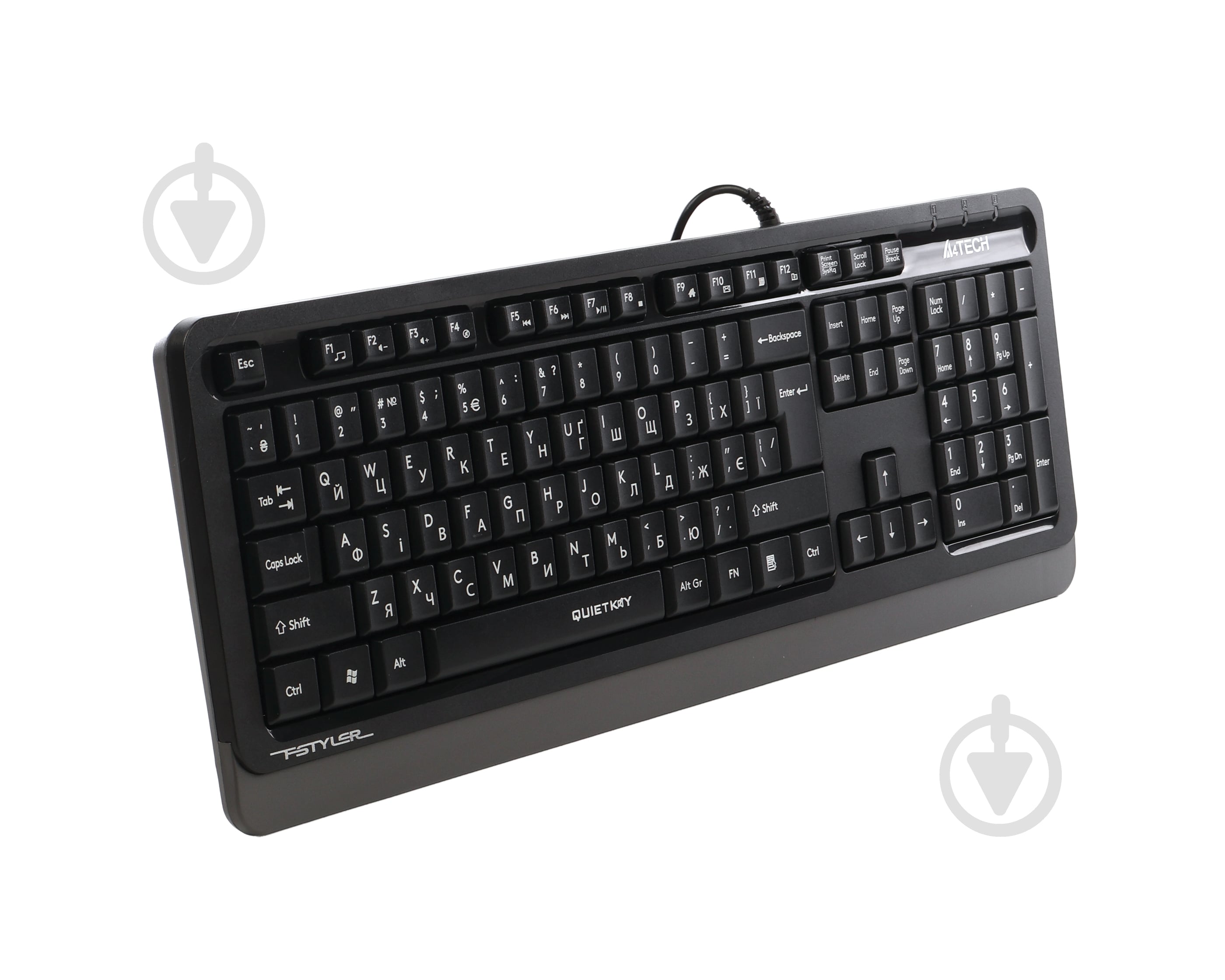 Клавиатура A4Tech (FK10Q (Grey)) USB, QuietKey - фото 3 Клавиатура A4Tech (FK10Q (Grey)) USB, QuietKey - фото 3