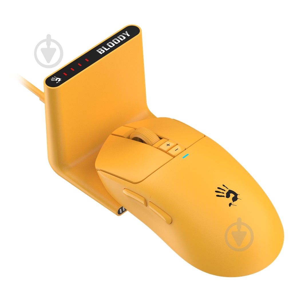Игровая мышь BLOODY R72 Ultra Tower Yellow - фото 1 Игровая мышь BLOODY R72 Ultra Tower Yellow - фото 1