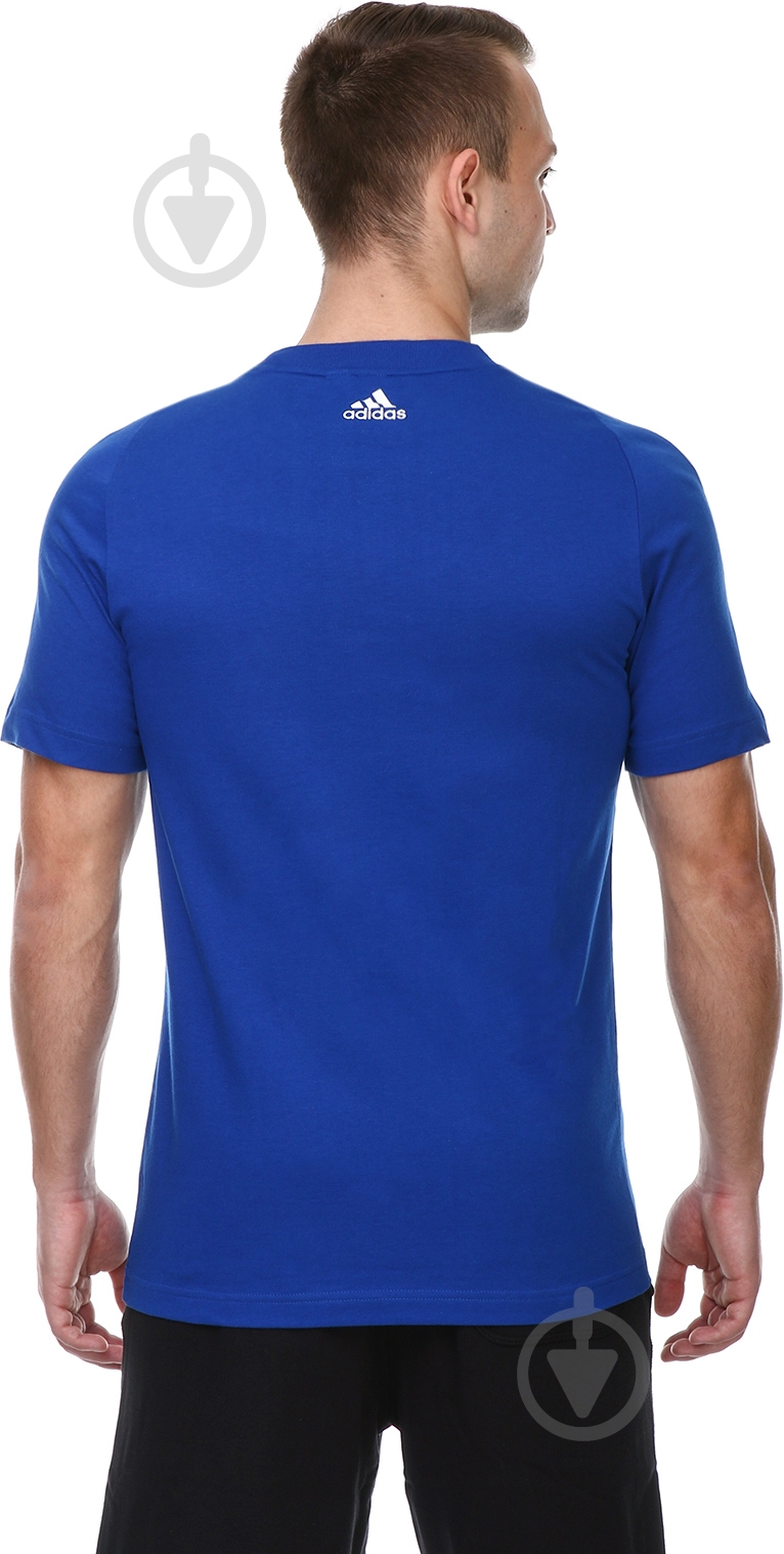 Футболка Adidas LINEAR TEE S98734 р.M синий - фото 3