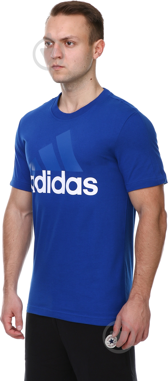 Футболка Adidas LINEAR TEE S98734 р.M синий - фото 2