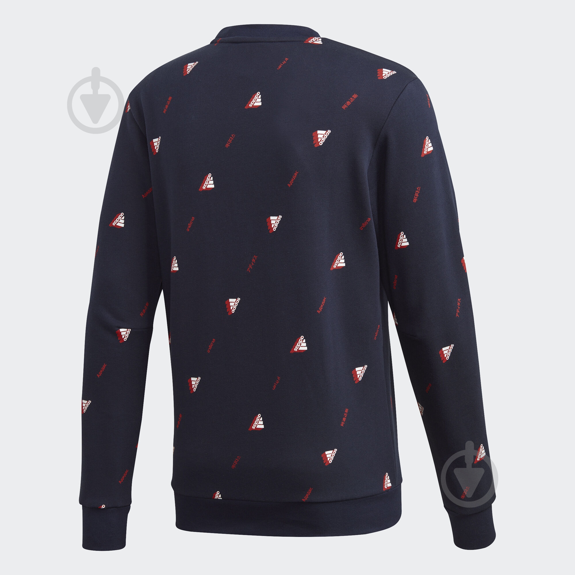 Свитшот Adidas MHE Crew GFX FI4037 р. 2XL темно-синий - фото 2 Свитшот Adidas MHE Crew GFX FI4037 р. 2XL темно-синий - фото 2
