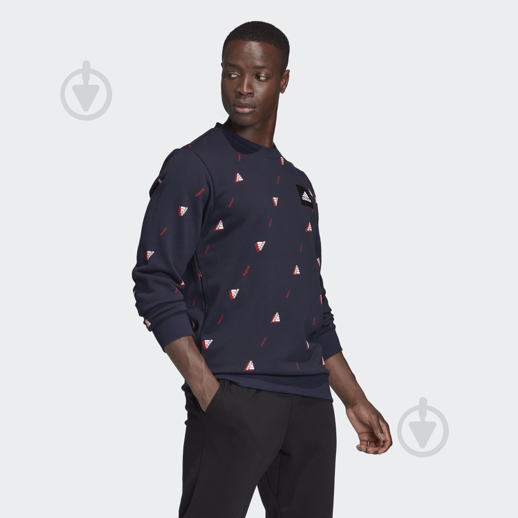 Свитшот Adidas MHE Crew GFX FI4037 р. 2XL темно-синий - фото 6 Свитшот Adidas MHE Crew GFX FI4037 р. 2XL темно-синий - фото 6