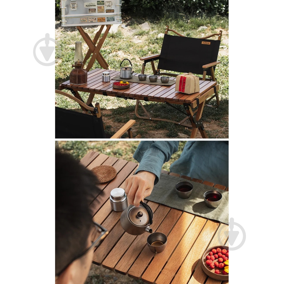 Набор посуды Naturehike чайный NH20CJ007, титан. - фото 8 Набор посуды Naturehike чайный NH20CJ007, титан. - фото 8