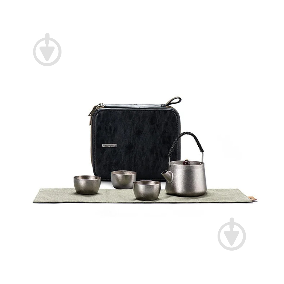 Набор посуды Naturehike чайный NH20CJ007, титан. - фото 1 Набор посуды Naturehike чайный NH20CJ007, титан. - фото 1