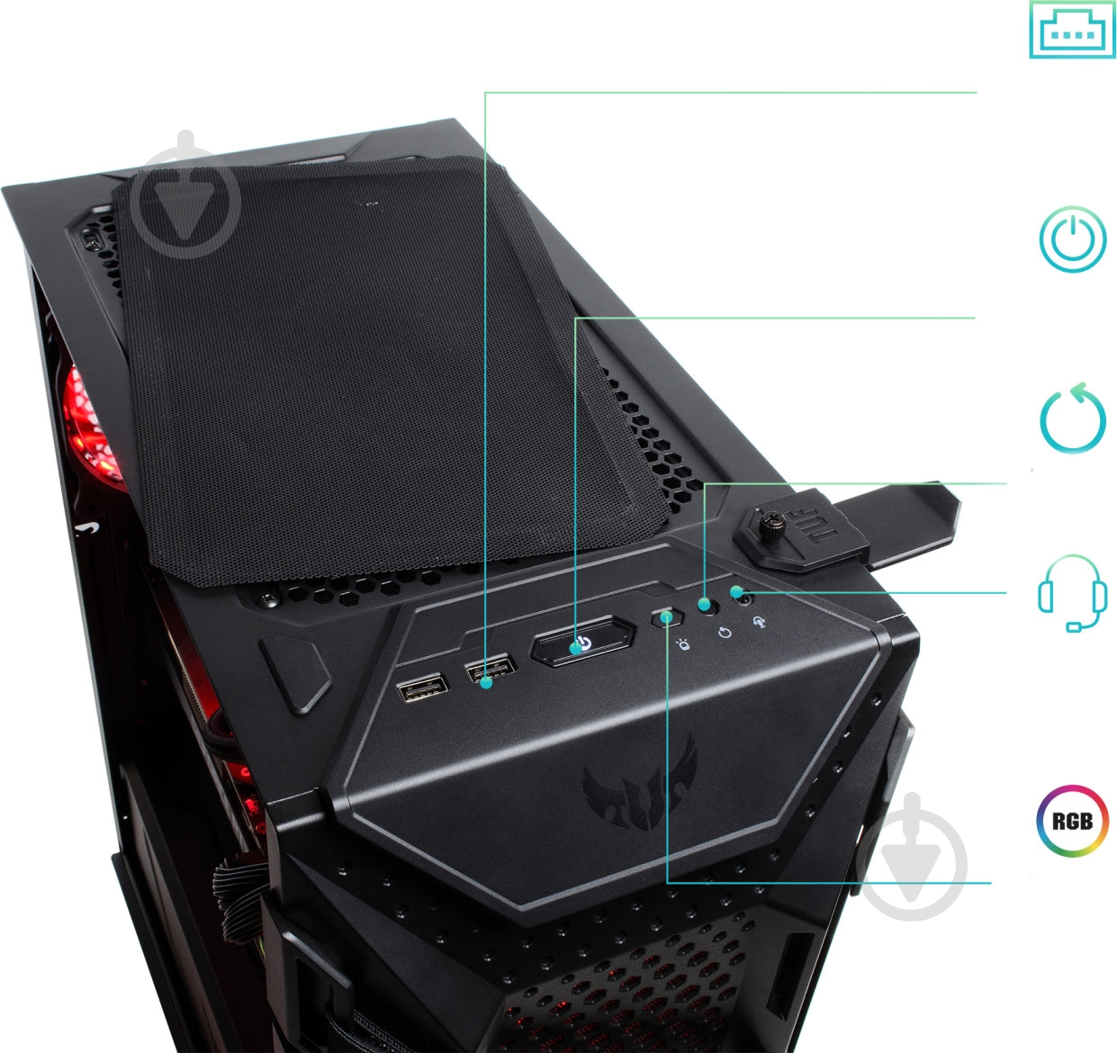 Компьютер Artline Gaming TUF (TUFv78Win) black - фото 12 Компьютер Artline Gaming TUF (TUFv78Win) black - фото 12