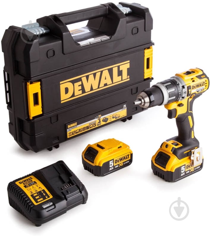 Шуруповерт ударный аккумуляторный DeWalt DCD796P2 - фото 1