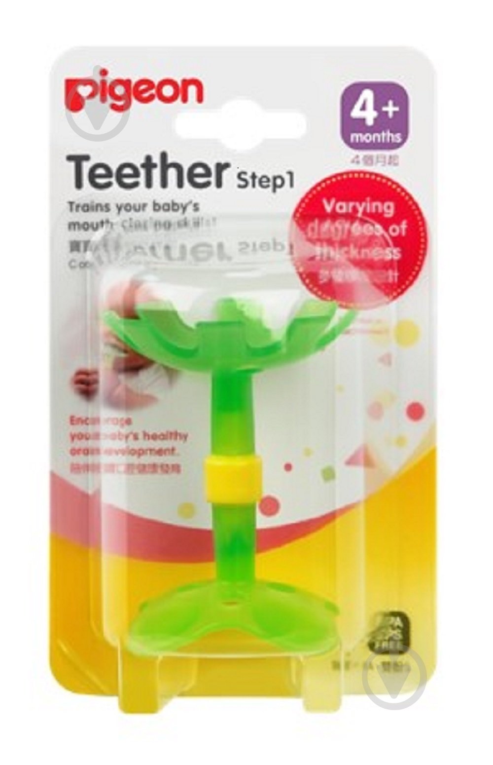 Прорезыватель Pigeon Step 1 4+ - фото 1 Прорезыватель Pigeon Step 1 4+ - фото 1