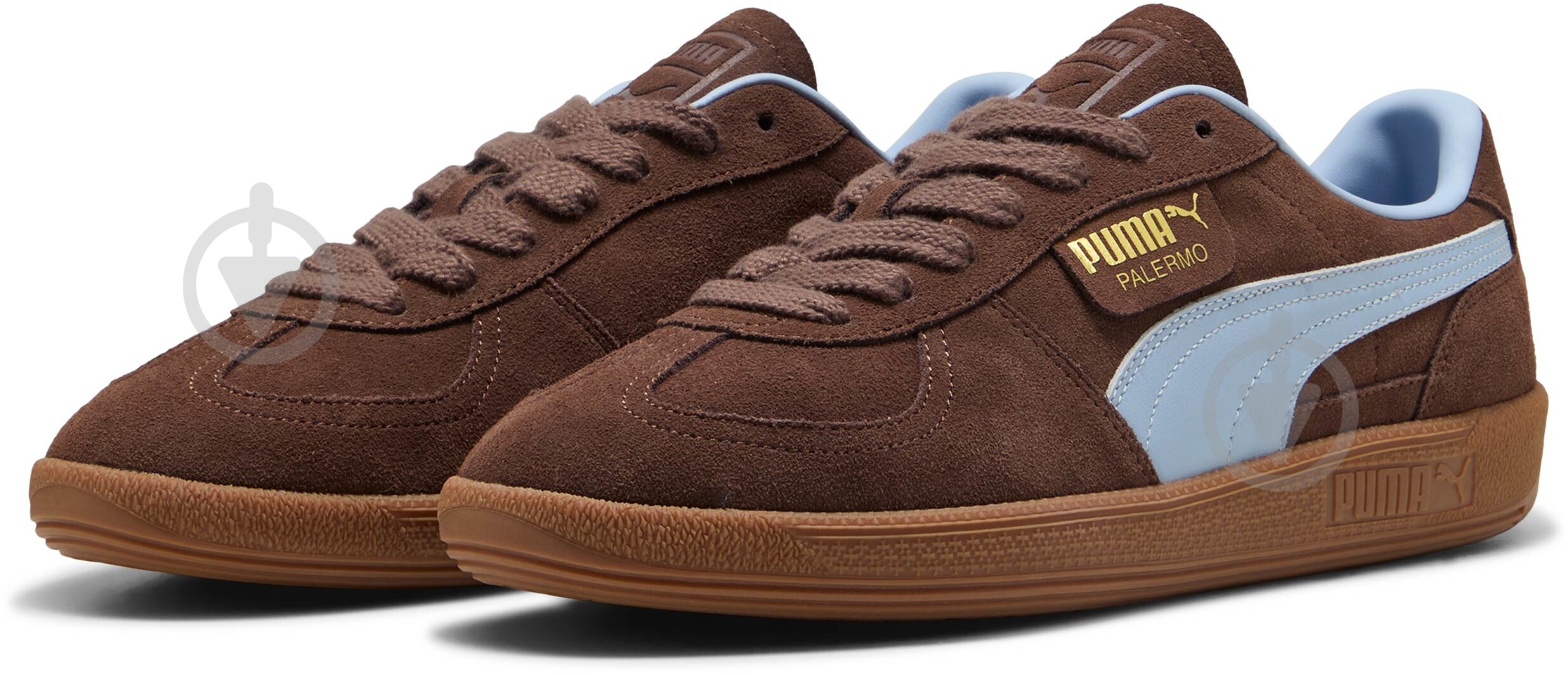 Кроссовки мужские Puma PALERMO 39646379 р.43 коричневые - фото 4