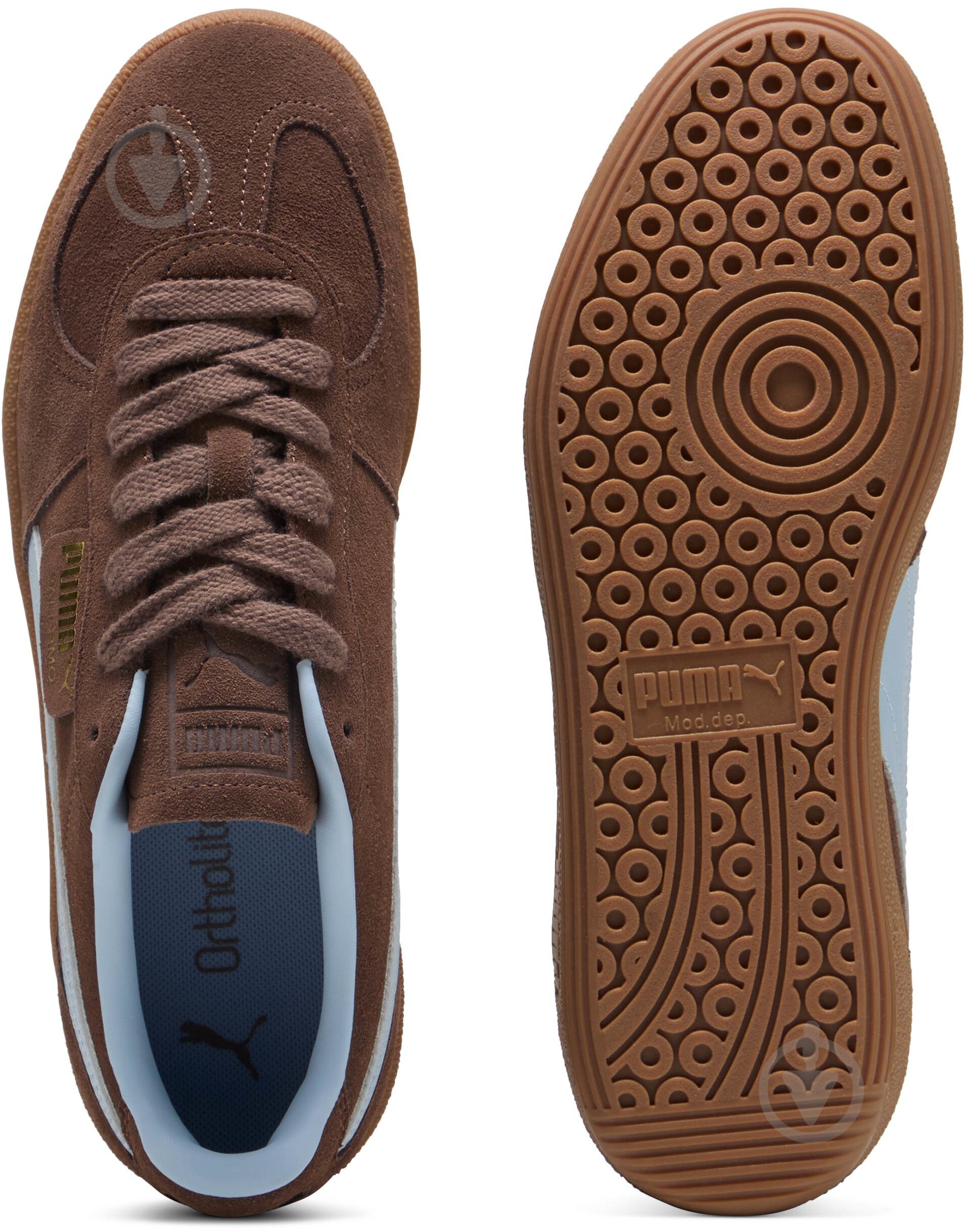 Кроссовки мужские Puma PALERMO 39646379 р.43 коричневые - фото 7