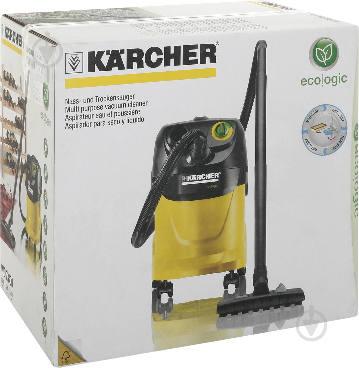 Пилосос Karcher WD 7.800 eco!ogic   1.347-540.0 - фото 7