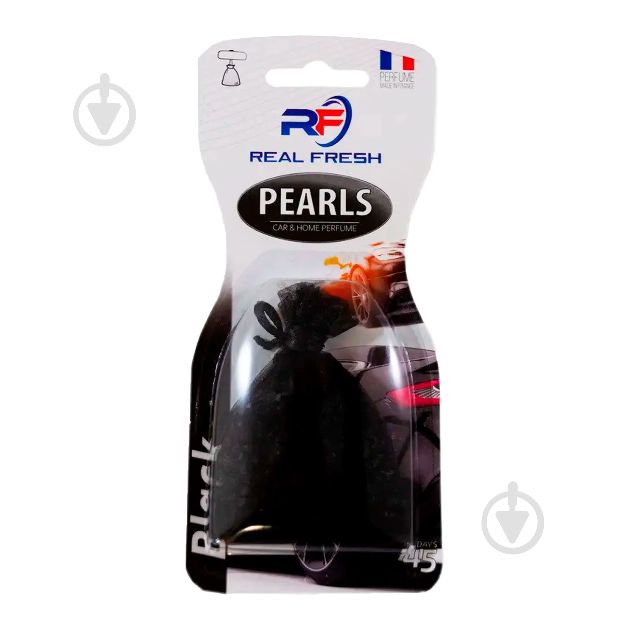 Ароматизатор подвесной REAL FRESH Pearls Black (398030) - фото 1 Ароматизатор подвесной REAL FRESH Pearls Black (398030) - фото 1