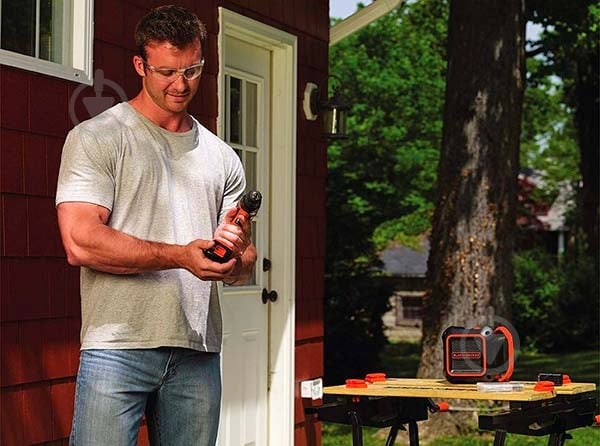 Зарядное устройство – динамик Black+Decker BDCSP18N - фото 6