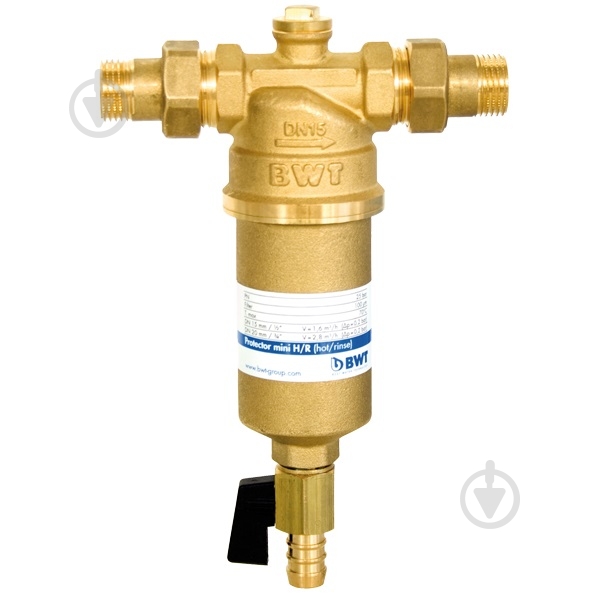 Фильтр механической очистки для горячей воды BWT Protector Mini1" HR - фото 1 Фильтр механической очистки для горячей воды BWT Protector Mini1" HR - фото 1