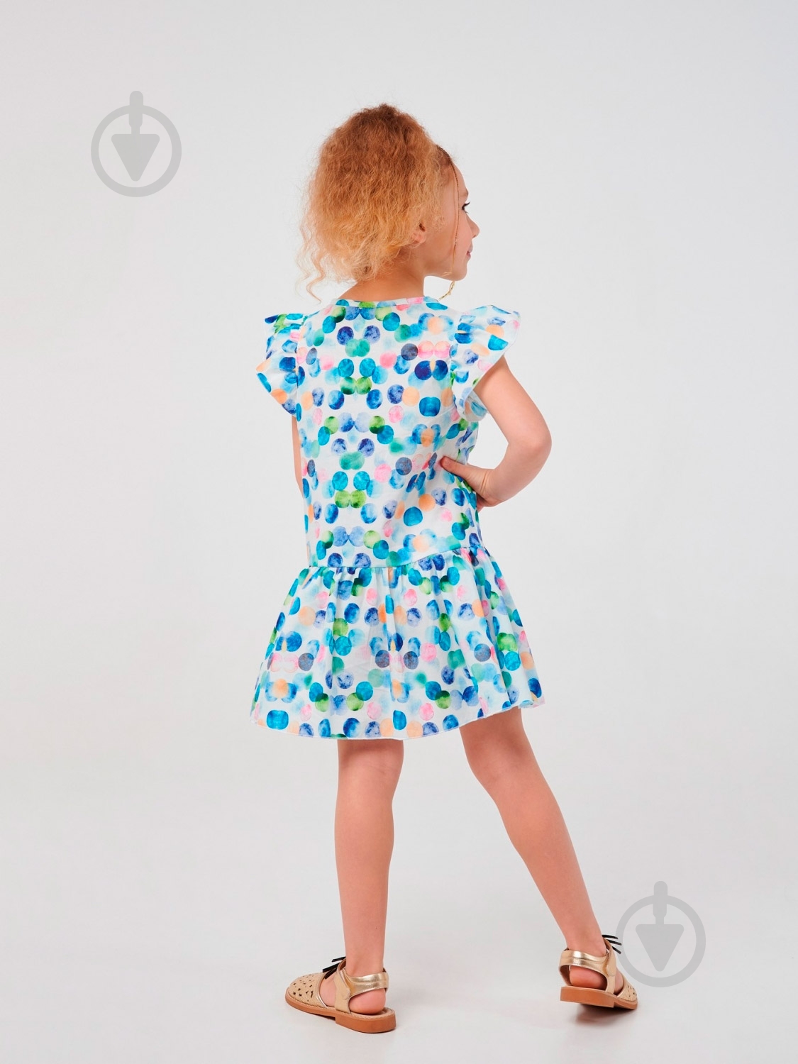 Платье Smil Шарики 120350 р.104 разноцветный - фото 4 Платье Smil Шарики 120350 р.104 разноцветный - фото 4