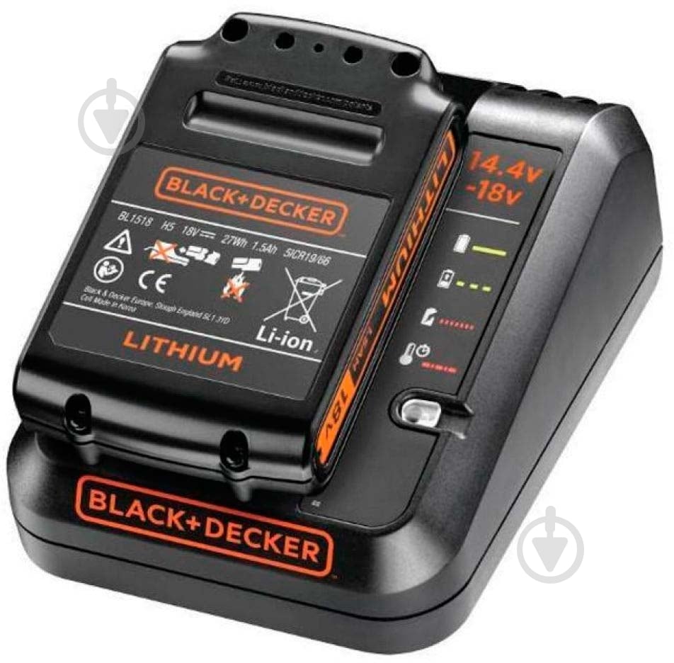 Зарядное устройство Black+Decker BDC1A15 - фото 1 Зарядное устройство Black+Decker BDC1A15 - фото 1