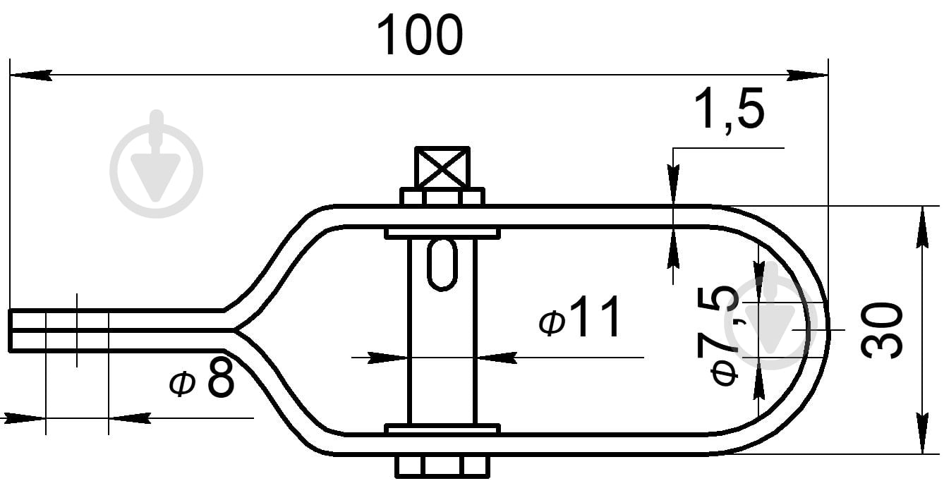 Натяжитель проволоки сталь - фото 3