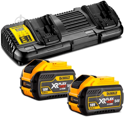 Зарядний пристрій DeWalt і 2 акумулятори DCB132X2 - фото 1