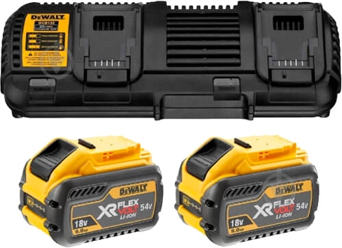 Зарядний пристрій DeWalt і 2 акумулятори DCB132X2 - фото 4