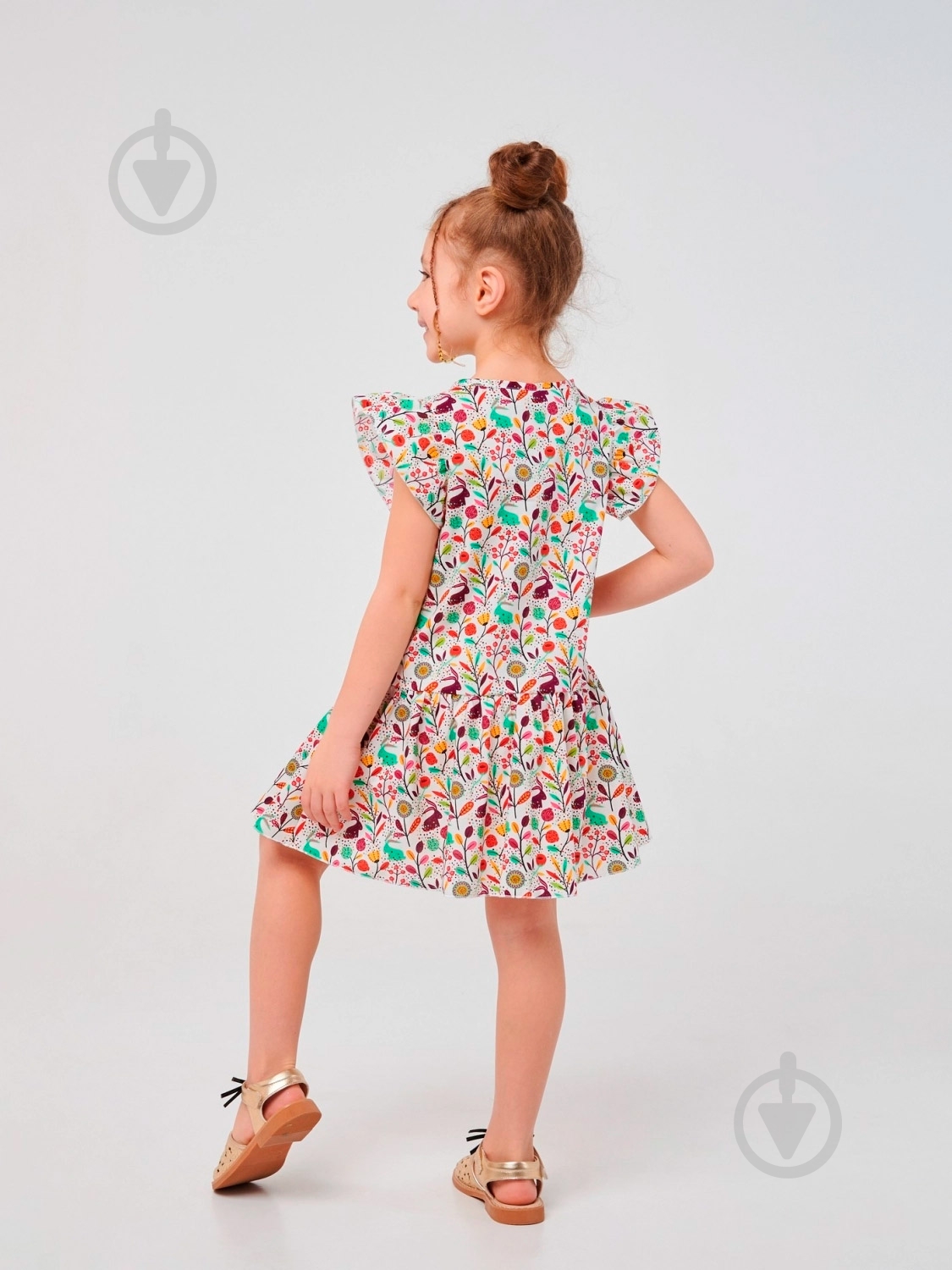 Платье Smil Луг 120350 р.116 разноцветный - фото 3