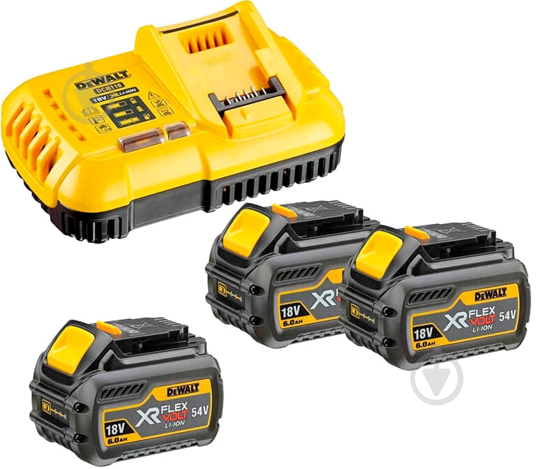 Зарядное устройство DeWalt и 3 аккумулятора DCB118T3 - фото 1 Зарядное устройство DeWalt и 3 аккумулятора DCB118T3 - фото 1